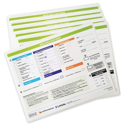 Biotic Index Data Sheet Pack Of 6