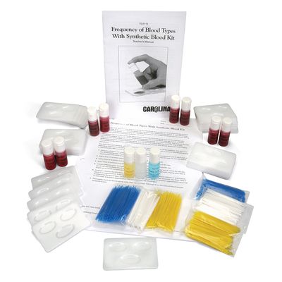 Frequency Of Synthetic Blood Types Kit