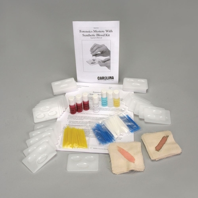 Forensics Mystery With Synthetic Blood Kit