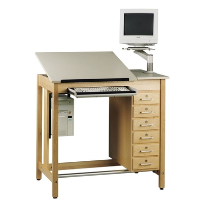 Drawing Table System With Drawer Box