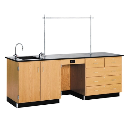 Deluxe Instructors Desk With Flat Top