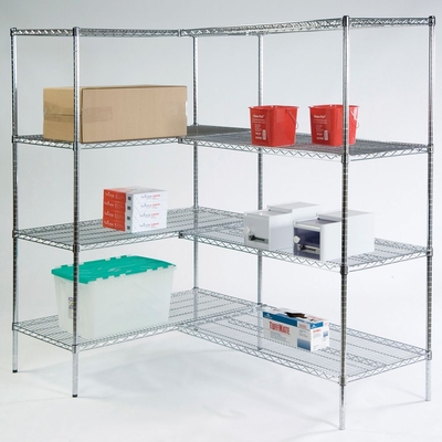 Wire Shelving Storage Starter Unit 36 In W X 24 In D X 64 In H