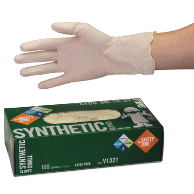 Latex Free Gloves Powdered Small Dispenser Of 100