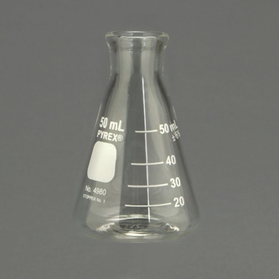 Pyrex® Glass Erlenmeyer Flasks, Measuring | Carolina Biological Supply