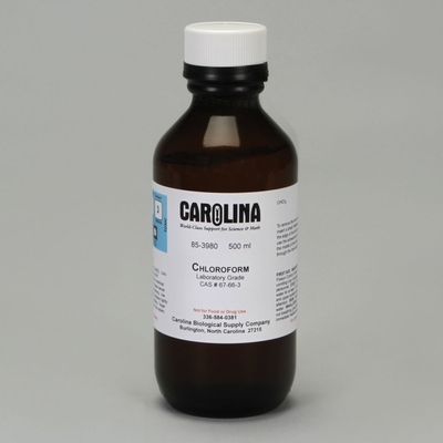 Chloroform, Laboratory Grade, 500 mL | Carolina Biological Supply