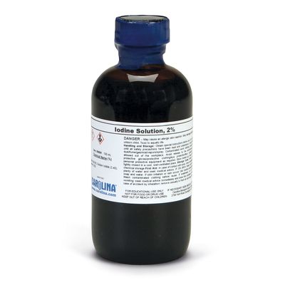 Iodine Solution 008 M 2 Aqueous Laboratory Grade 100 Ml