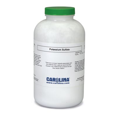 硫酸カリウム粉末 500g x 4 Potassium sulfate Potassium Sulfate, Laboratory Grade, 500 g | Carolina