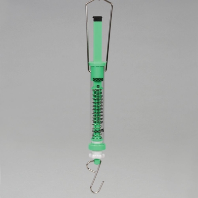 Force Meter/Spring Balance, Green, 500 g | Carolina Biological Supply