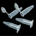 Microcentrifuge Tubes, Polypropylene, Nonsterile, 1.5 mL, Pack of 1,000