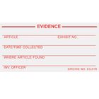 Evidence Identification Labels