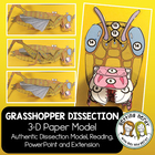 Scienstructable 3D Dissection Model&reg;: Grasshopper Paper Dissection