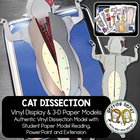 Scienstructable 3D Dissection Model&reg;: Cat Vinyl Manipulative and Digital Classroom Set