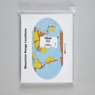 Card Sets, Global Map, 2nd Edition, Pack of 8