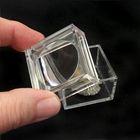 10pcs Transparent Plastic Packaging Boxes With Magnifying Cover – Small Square