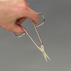 Dissecting Scissors, Nickel, Sharp/Sharp, Straight, 4-1/2"