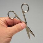 Dissecting Scissors, Stainless Steel, Sharp/Sharp, Straight, 4-1/2”