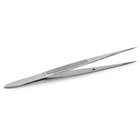 Dissecting Forceps, Fine Points, Stainless Steel, 4 1/2 in.