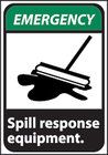 Spill Response Equipment Safety Sign