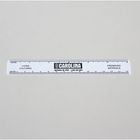 Ruler, White Vinyl, Pack of 12