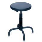 Pneumatic Adjustable Steel Stool, Black