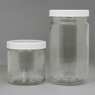 Wheaton Redi Pak Clear Straight Sided Jars With Caps