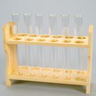 Hardwood Test Tube Support, Holds 12