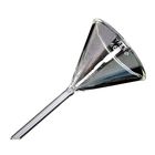 Pyrex Short Stem, Fluted, 60 degree Angle Funnels