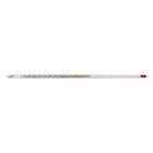 Red Spirit Filled Partial Immersion 12 In Thermometer  20 To 110 C 0 To 230 F