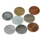 Stamped Metal Discs Set Of 8