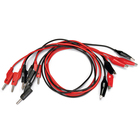Banana/Alligator Cords, 24", Pack of 6