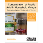 Concentration of Acetic Acid in Household Vinegar Digital Resources