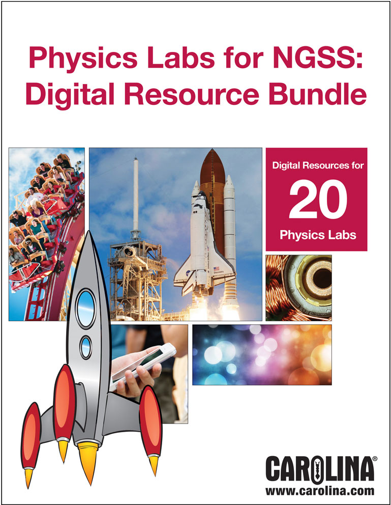physics labs for NGSS digital resource bundle book cover