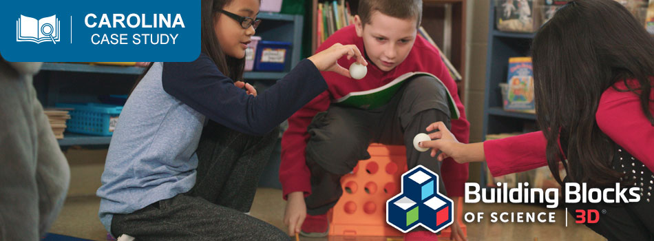 students using ping pong balls in a classroom experiment