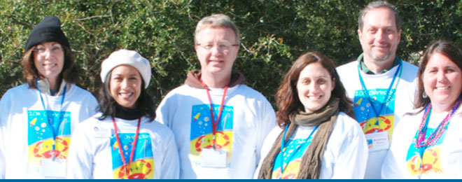Rodney Moore (second from right) with members of the Charleston STEM Festival team