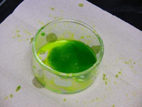 Slime (after adding HCl)