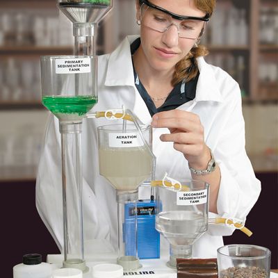 Model the process of pollution remediation